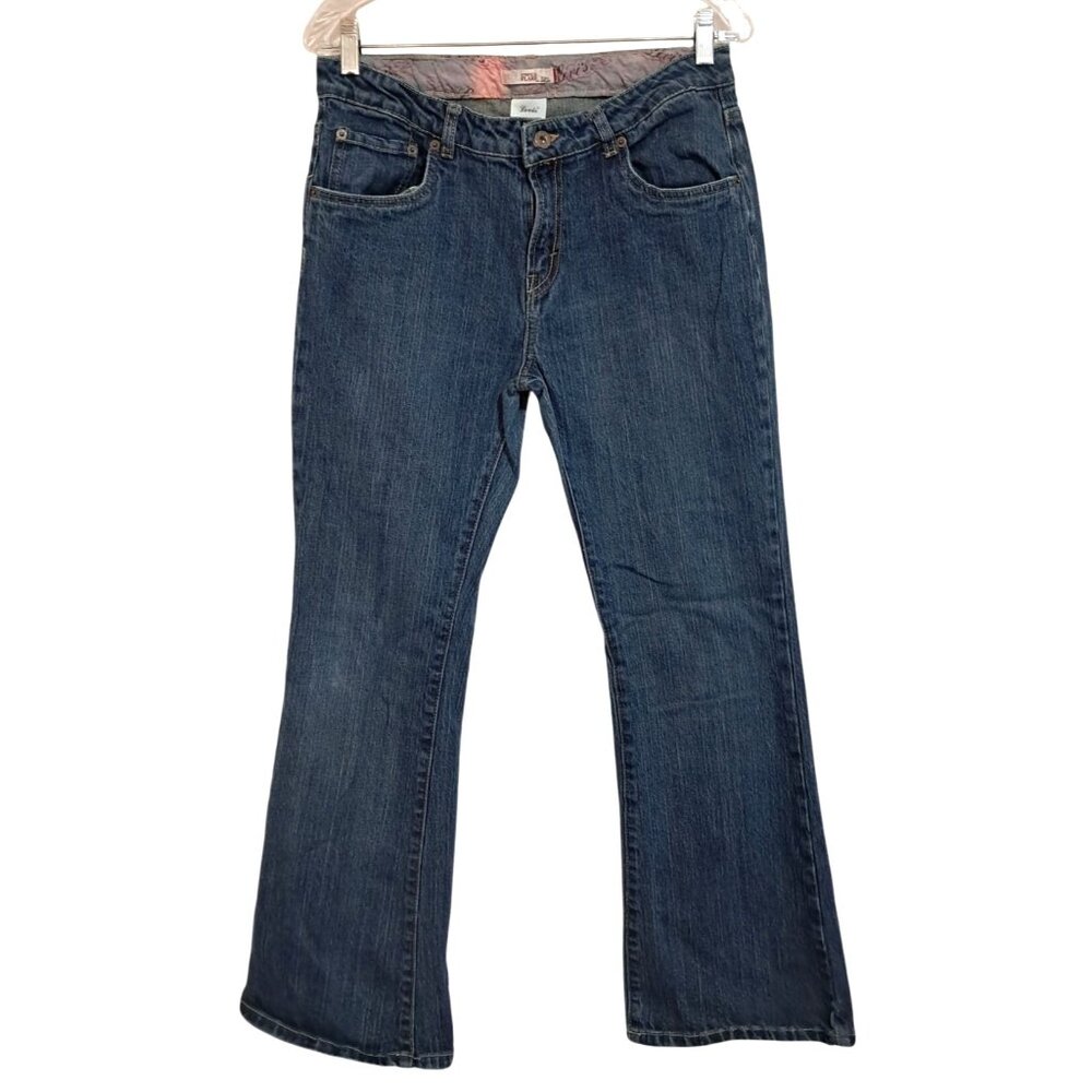 Levis 517 Stretch Flare Bootcut Jeans Girls Sz 18.5 Plus Adjustable Waist 2009‎